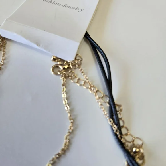 3Pcs Boho Blue Lucky Evil Eye Pendant Choker Necklace for Women Irregular Bead - Picture 5 of 7